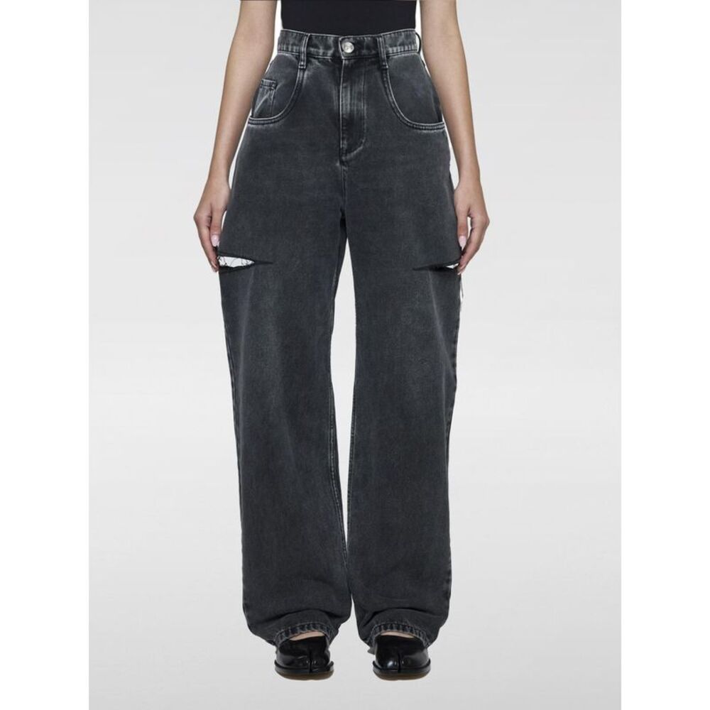 Maison Margiela Jeans Woman Black